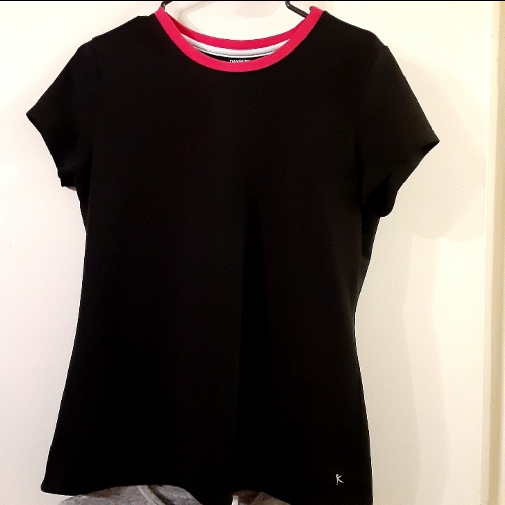 Danskin Pink and Black Top size L